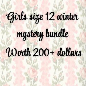 Girls size 12 mystery winter clothes  bundle!